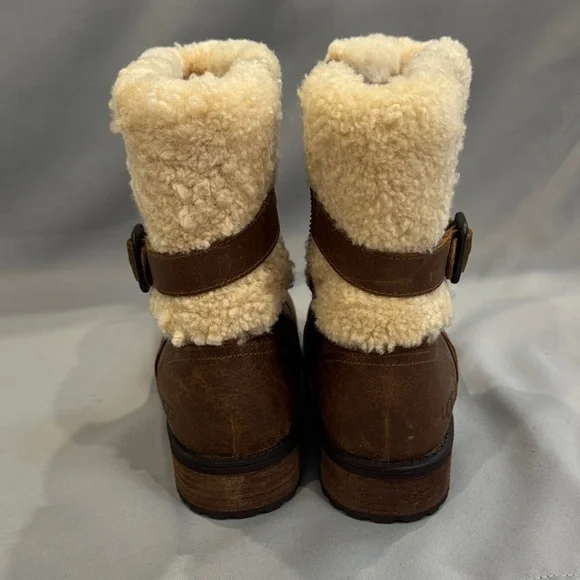 NWOT UGG Blayre II Shearling Leather Booties – Size 8 - Picture 10 of 16